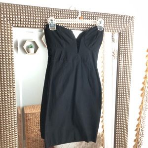Small Black Front Plunging Lulu’s Bodycon Dress